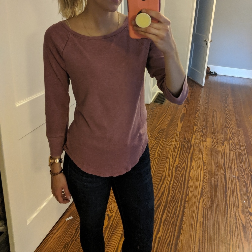 Mossimo quarter sleeve shirt